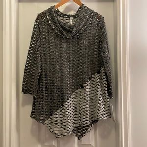 Cowl neck summer sweater